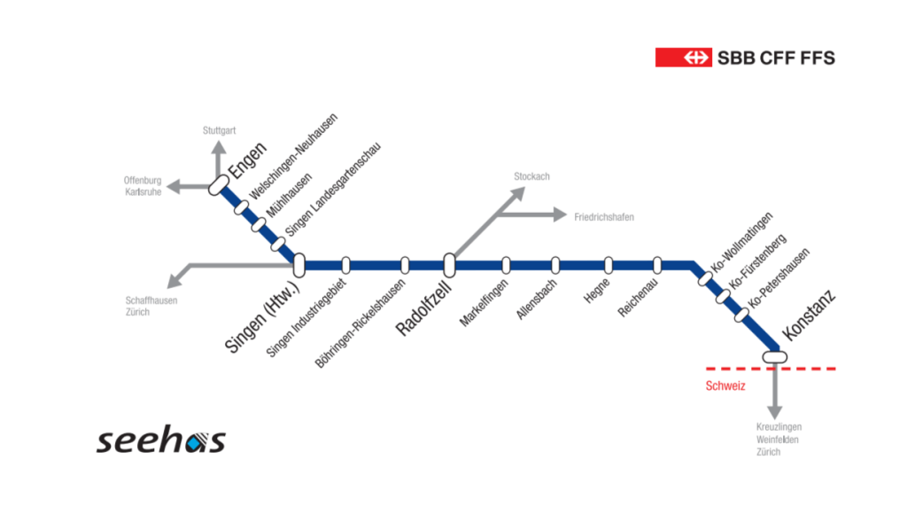 Seehas Streckenplan 